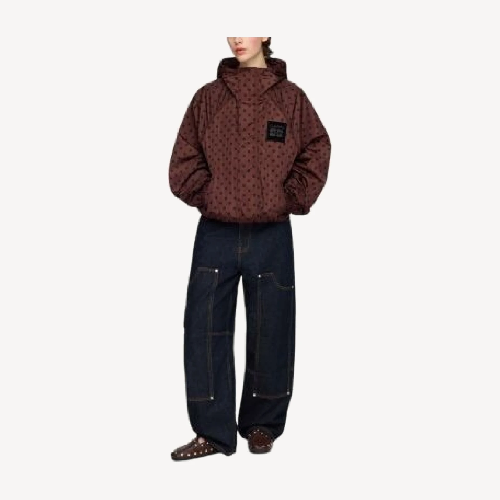 Ganni Printed Nylon Jacket