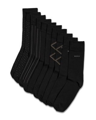 Boss Argyle Crew Socks, Pack of 5