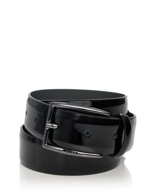 Boss Men's Patent Leather Belt
