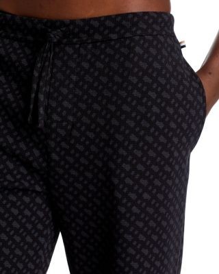 Boss Cotton Blend Waffle Drawstring Sweatpants