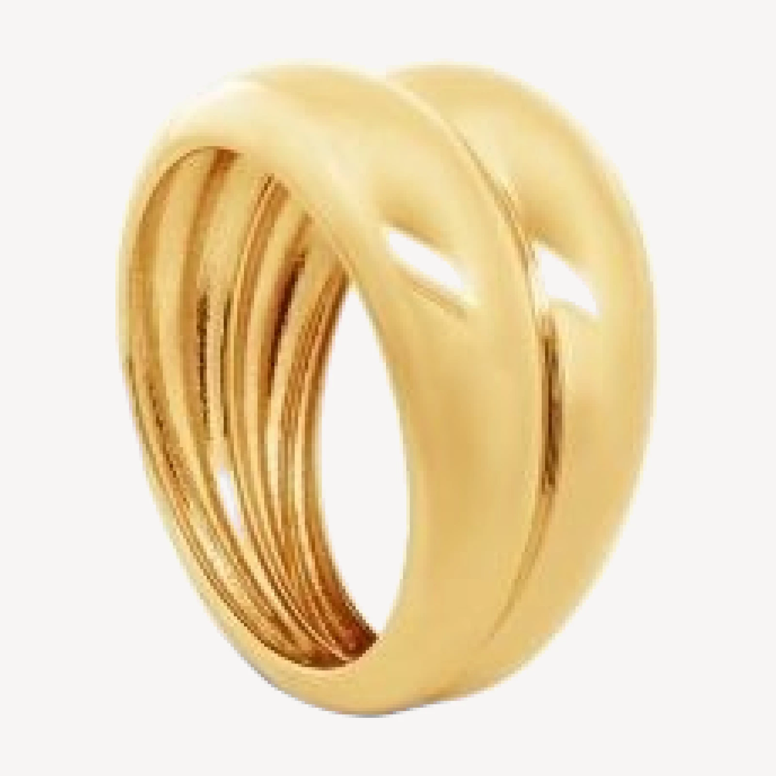 Bloomingdale's Fine Collection Double Dome Ring in 14K Yellow Gold
