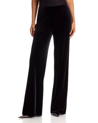 Teri Jon by Rickie Freeman Stretch Velvet Pants