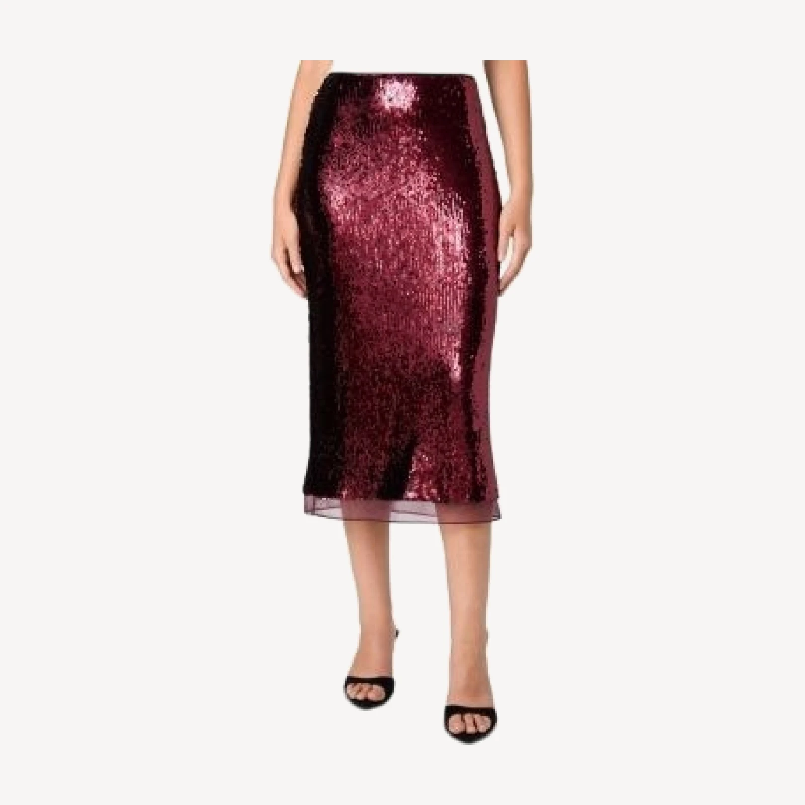 French Connection Cosette Sequin Pencil Skirt