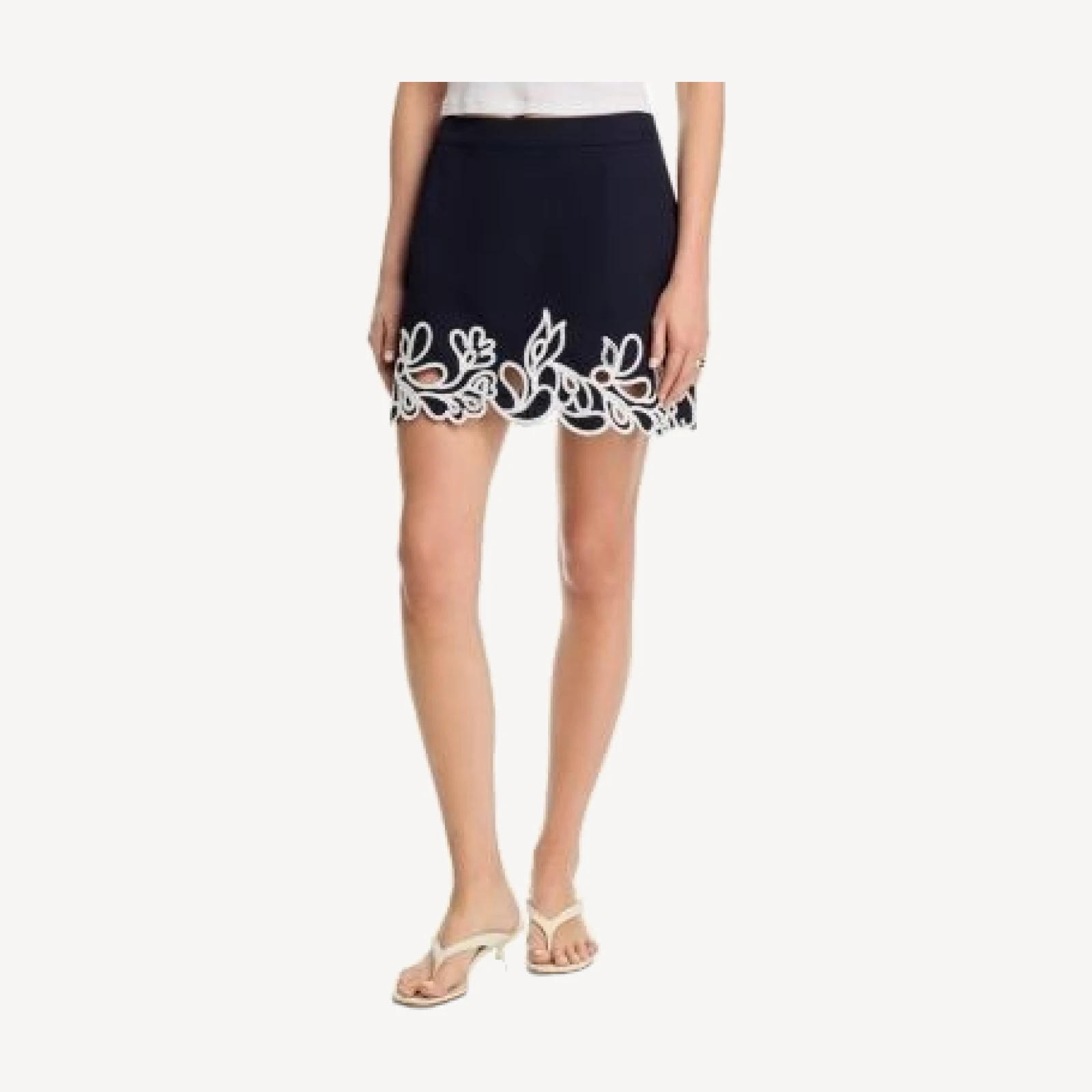 Cinq a Sept Embroidered Bonnie Skort