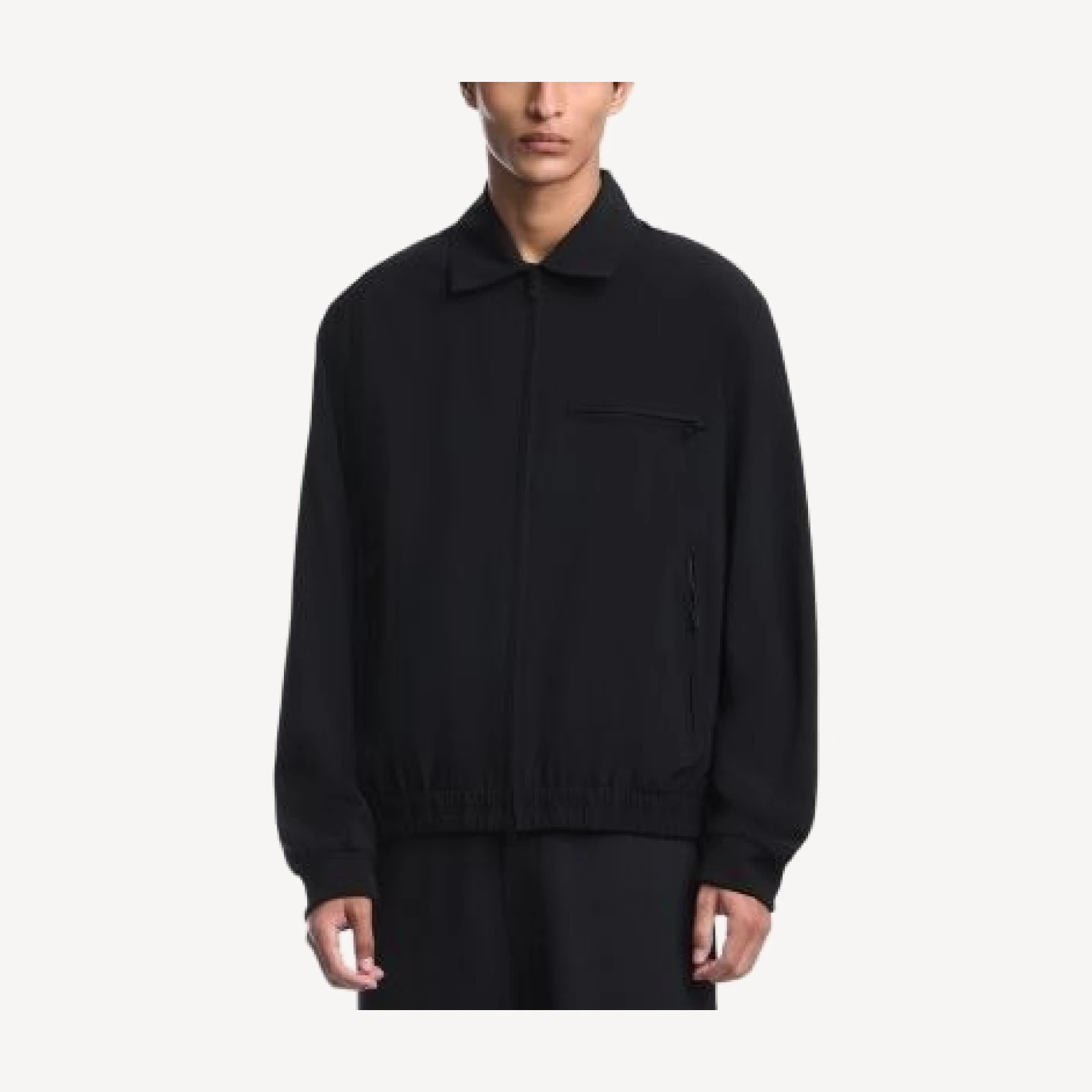 Emporio Armani Zipped Twill Blouson Jacket