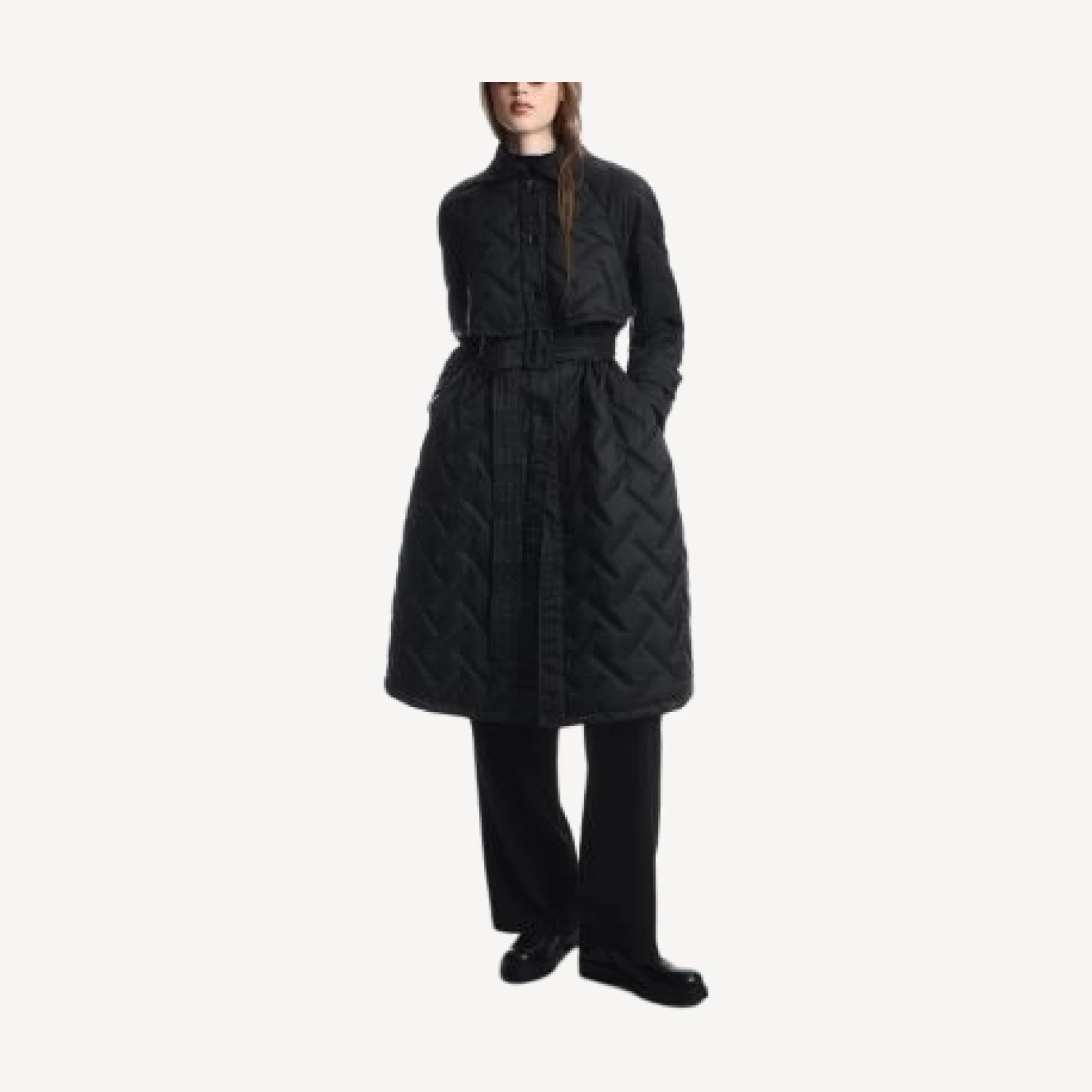Emporio Armani Belted Down Puffer Coat
