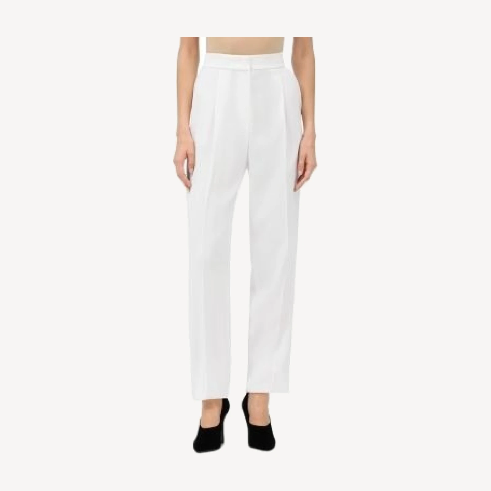 Emporio Armani Pleated Slim Leg Pants