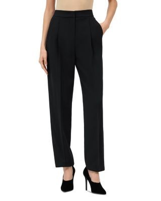 Emporio Armani Enver Satin Straight Leg Pants