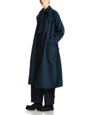 Emporio Armani Belted High Neck Coat