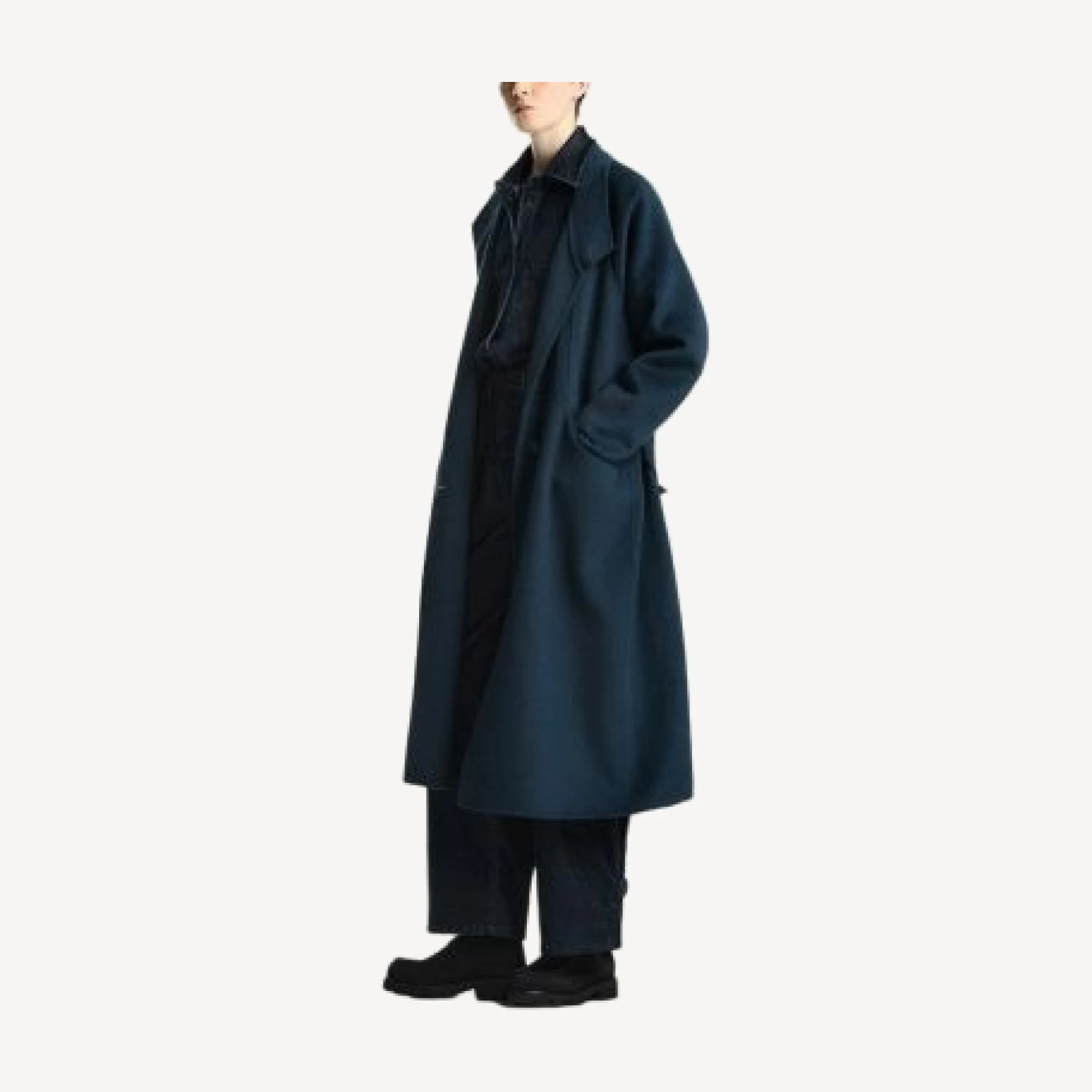Emporio Armani Belted High Neck Coat