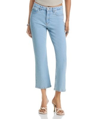 Cinq a Sept Cropped Stevie High Rise Jeans in Mist