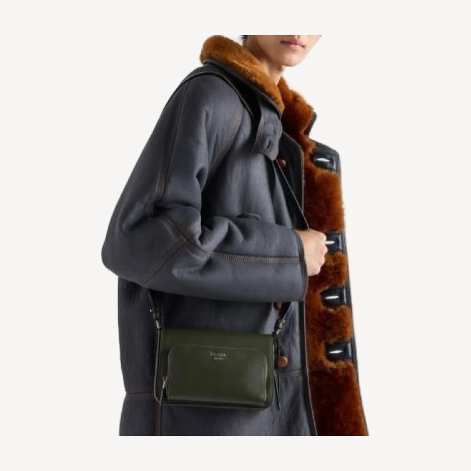 Prada Saffiano Leather Shoulder Bag