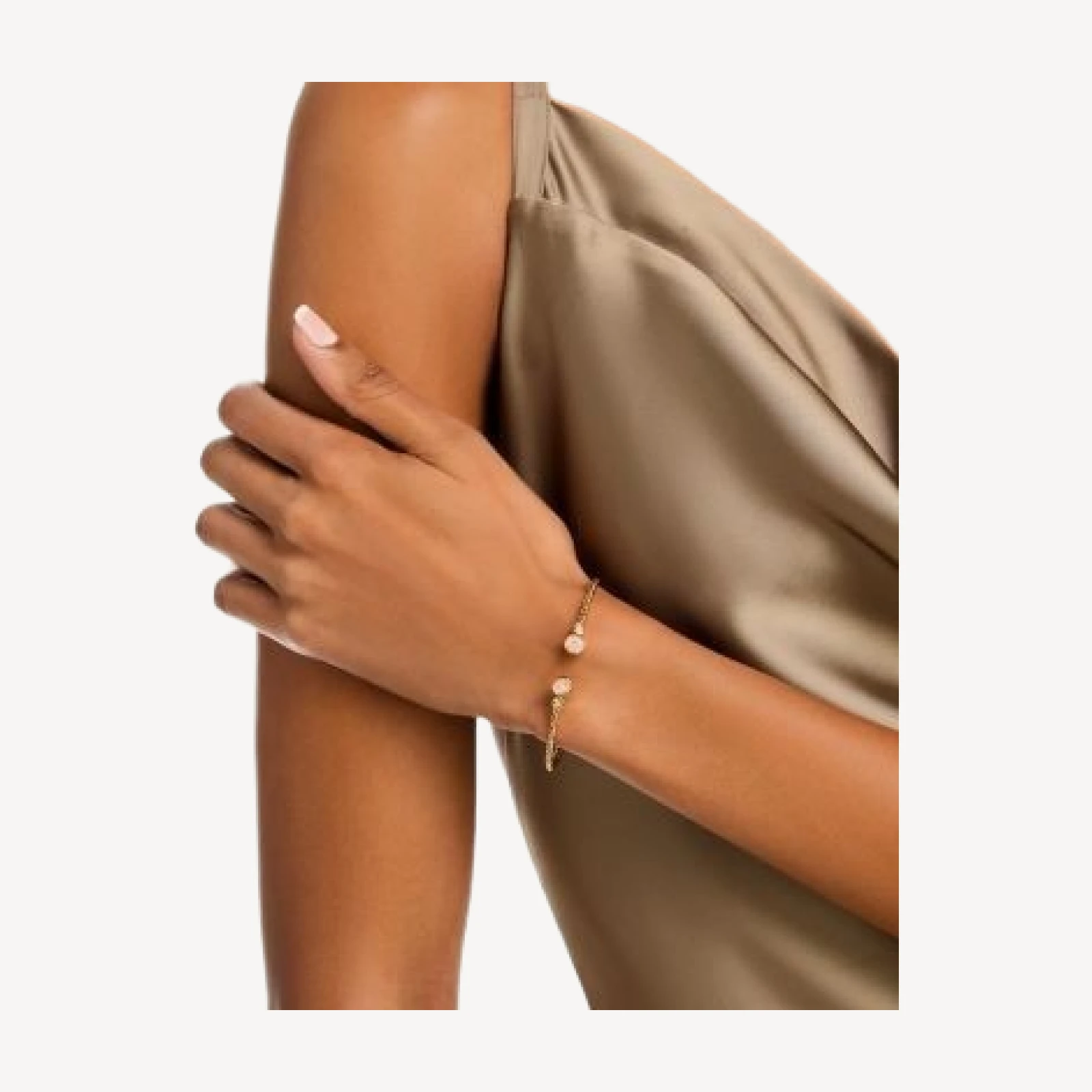 Bloomingdale's Fine Collection Diamond Beaded Flexible Open Cuff Bracelet in 14K Yellow Gold, 0.25 tcw