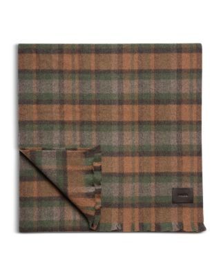 Vince Bateman Brushed Merino Wool Plaid Scarf