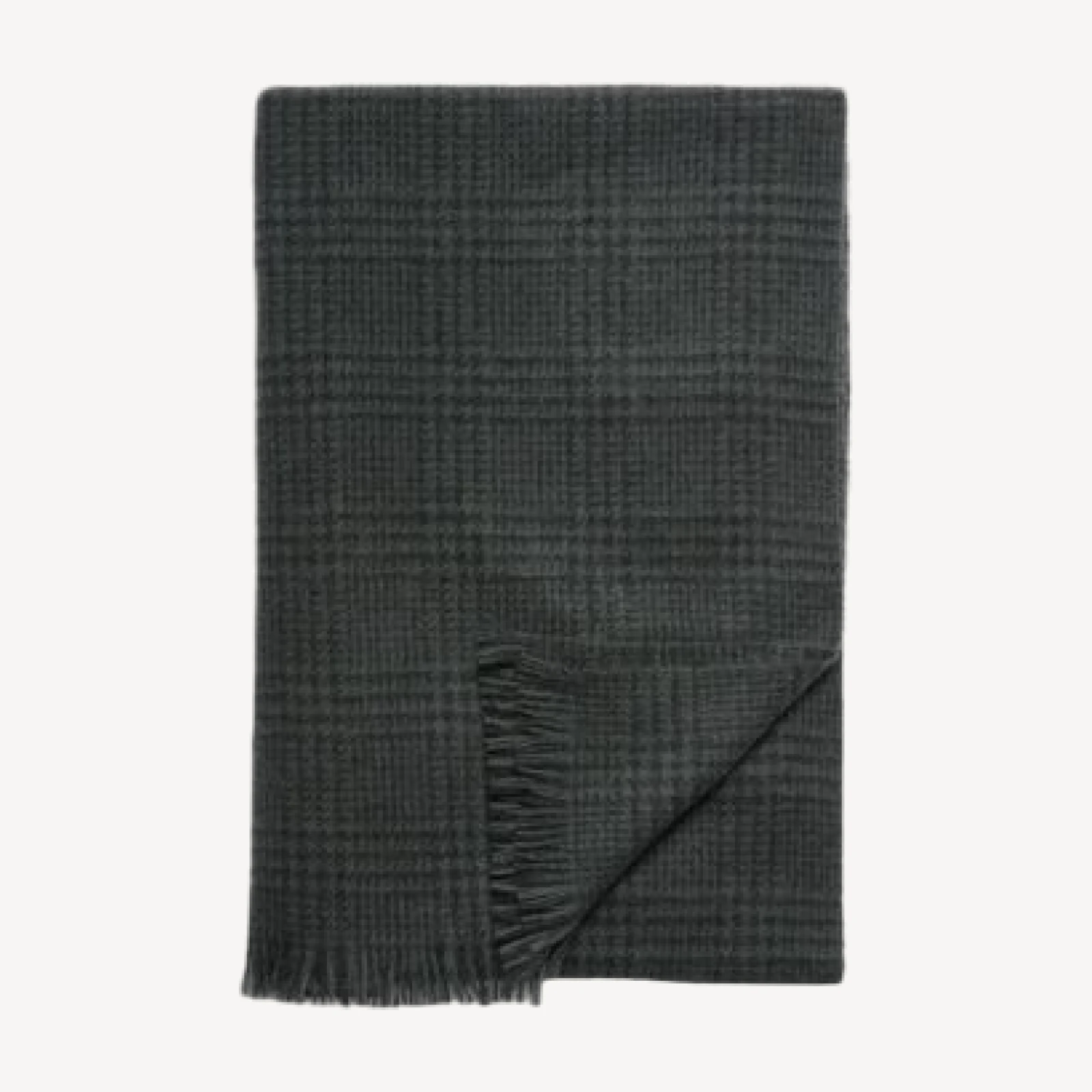 Vince Small Glen Plaid Cashmere Scarf