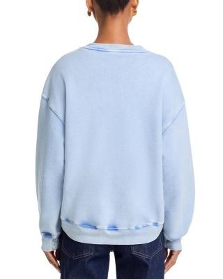 Cinq a Sept Beach Club Tumble Washed Brandy Pullover Sweatshirt