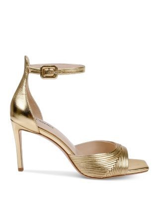 L'Agence Women's Cici Metallic Leather Sandals