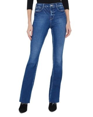 L'Agence Ruth High Rise Straight Jeans in Desoto