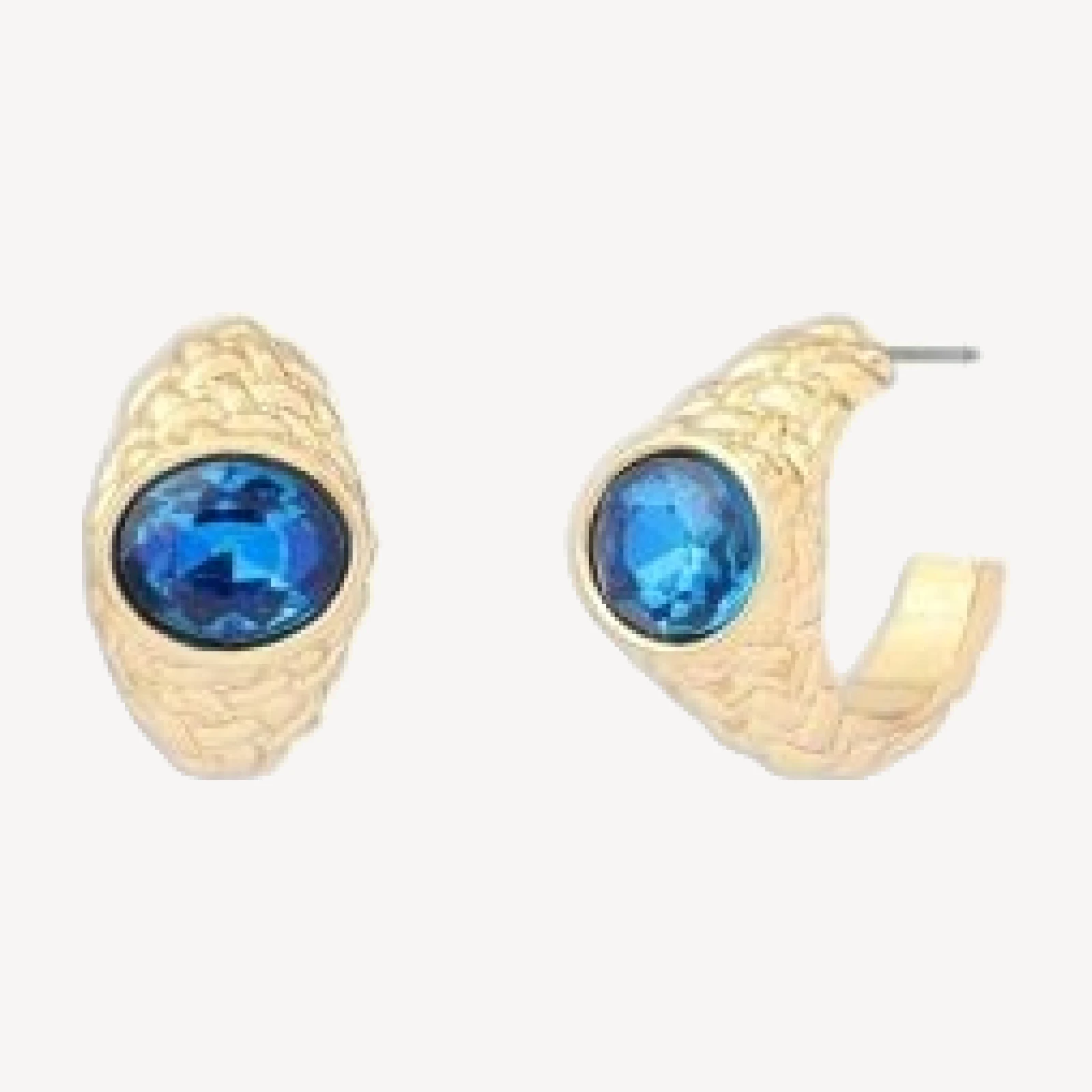 Kurt Geiger London Mansion Stone Hoop Earrings