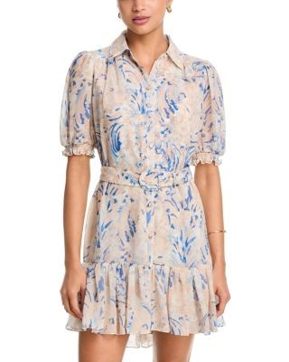 Cinq a Sept Daisy Swirl Halbini Dress