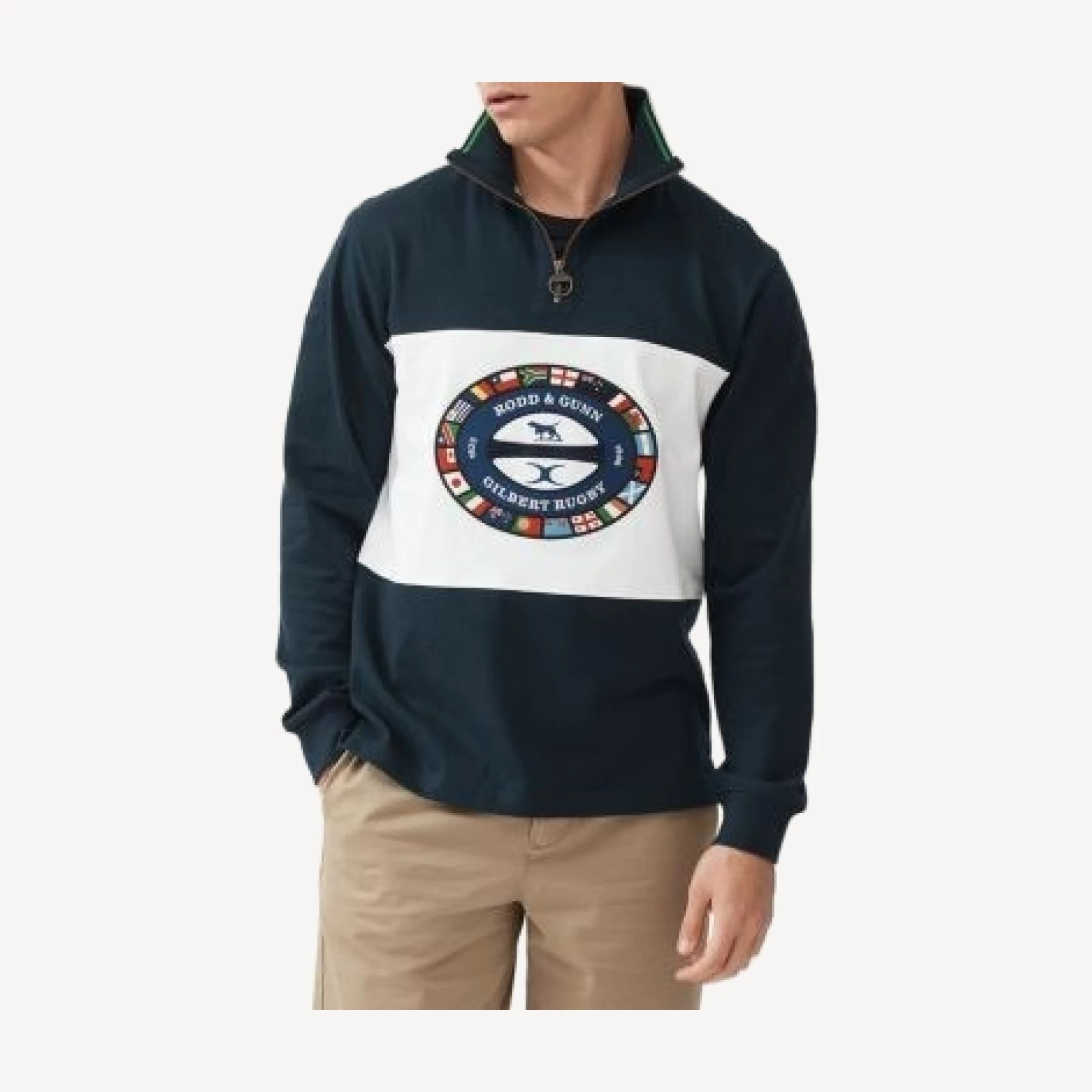 Rodd & Gunn x Gilbert Donnybrook Cotton Classic Fit Quarter Zip Sweatshirt