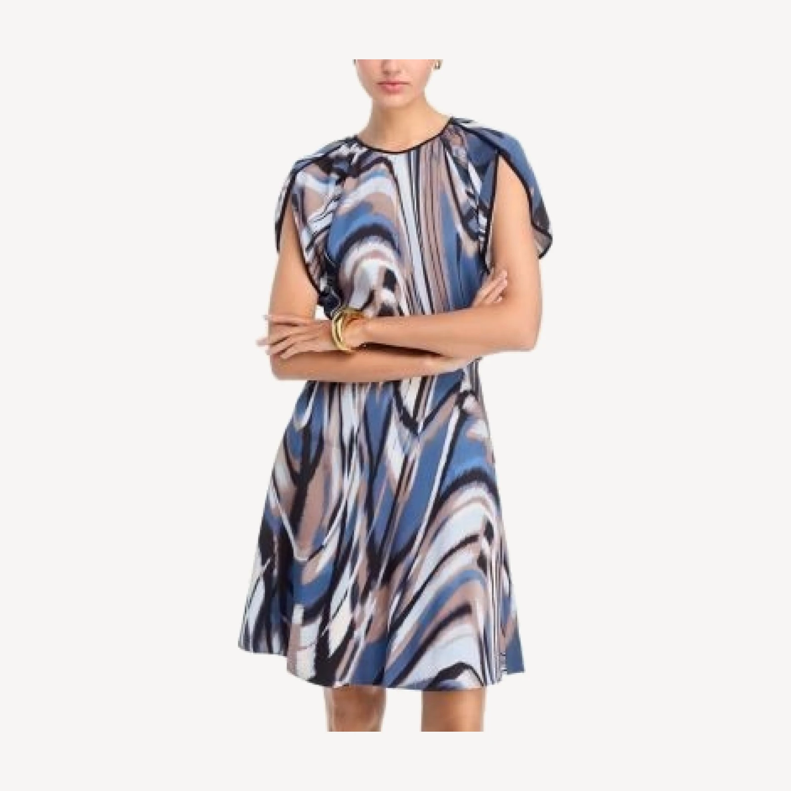 Boss Divalia Split Sleeve Dress