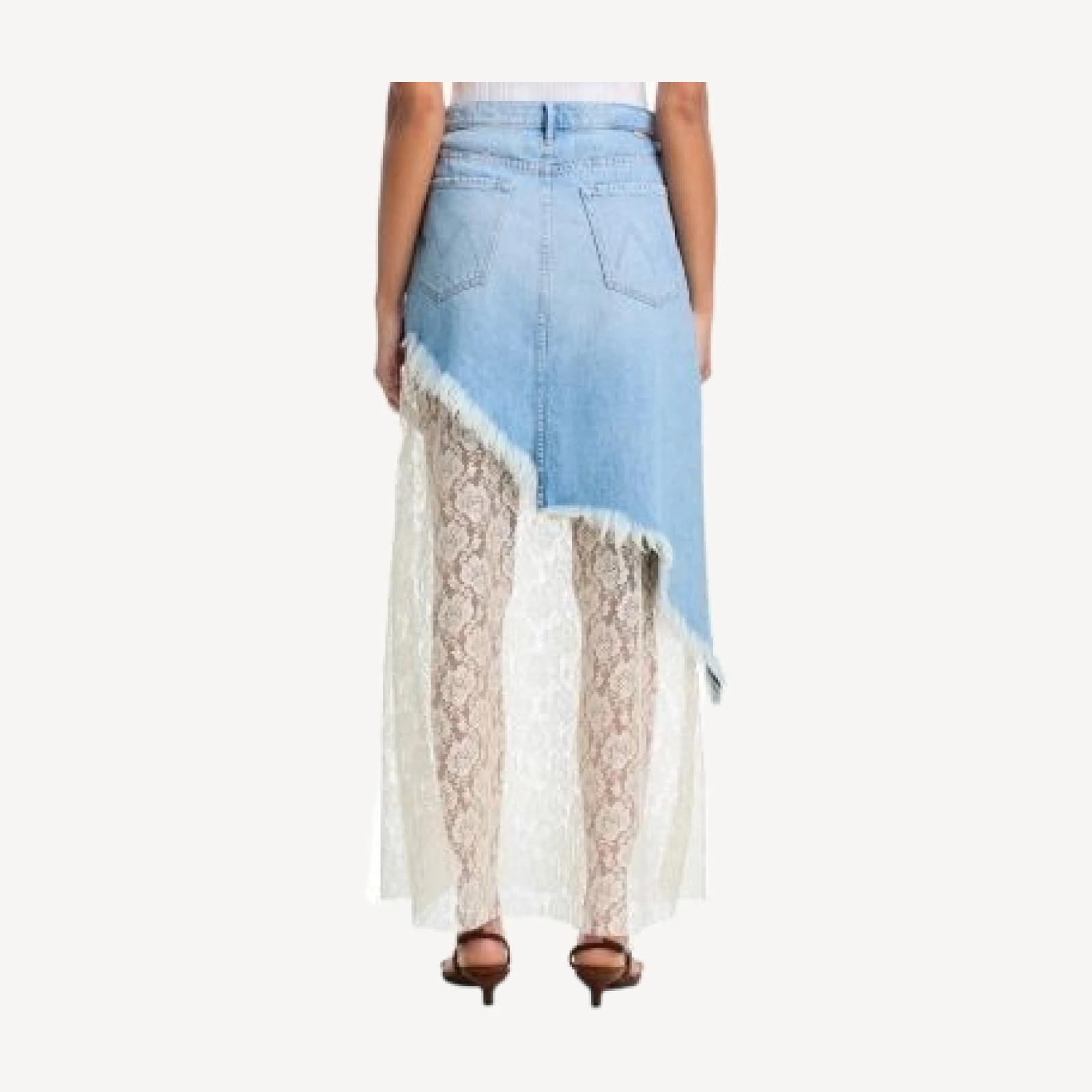 Mother The Peekaboo Maxi Skirt