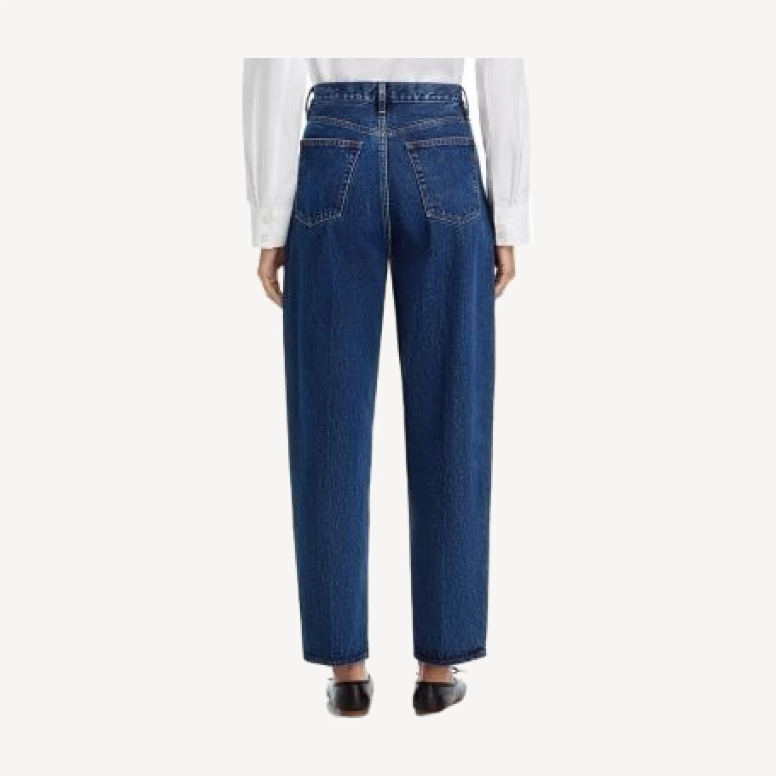 Frame The Neat High Rise Barrel Jeans in Lavish