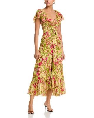 Cinq a Sept Daisy Swirl Ivey Dress