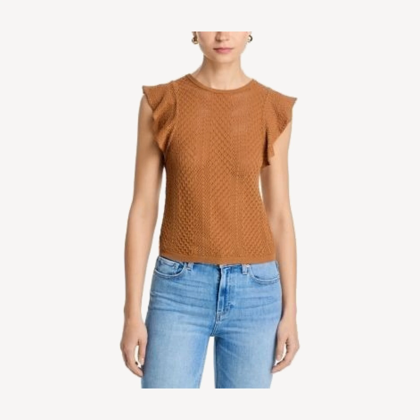 Paige Margot Ruffle Sleeve Tank