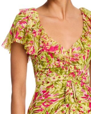Cinq a Sept Daisy Swirl Ivey Dress