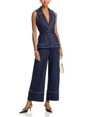 Cinq a Sept Twisted Trim Andrea Vest