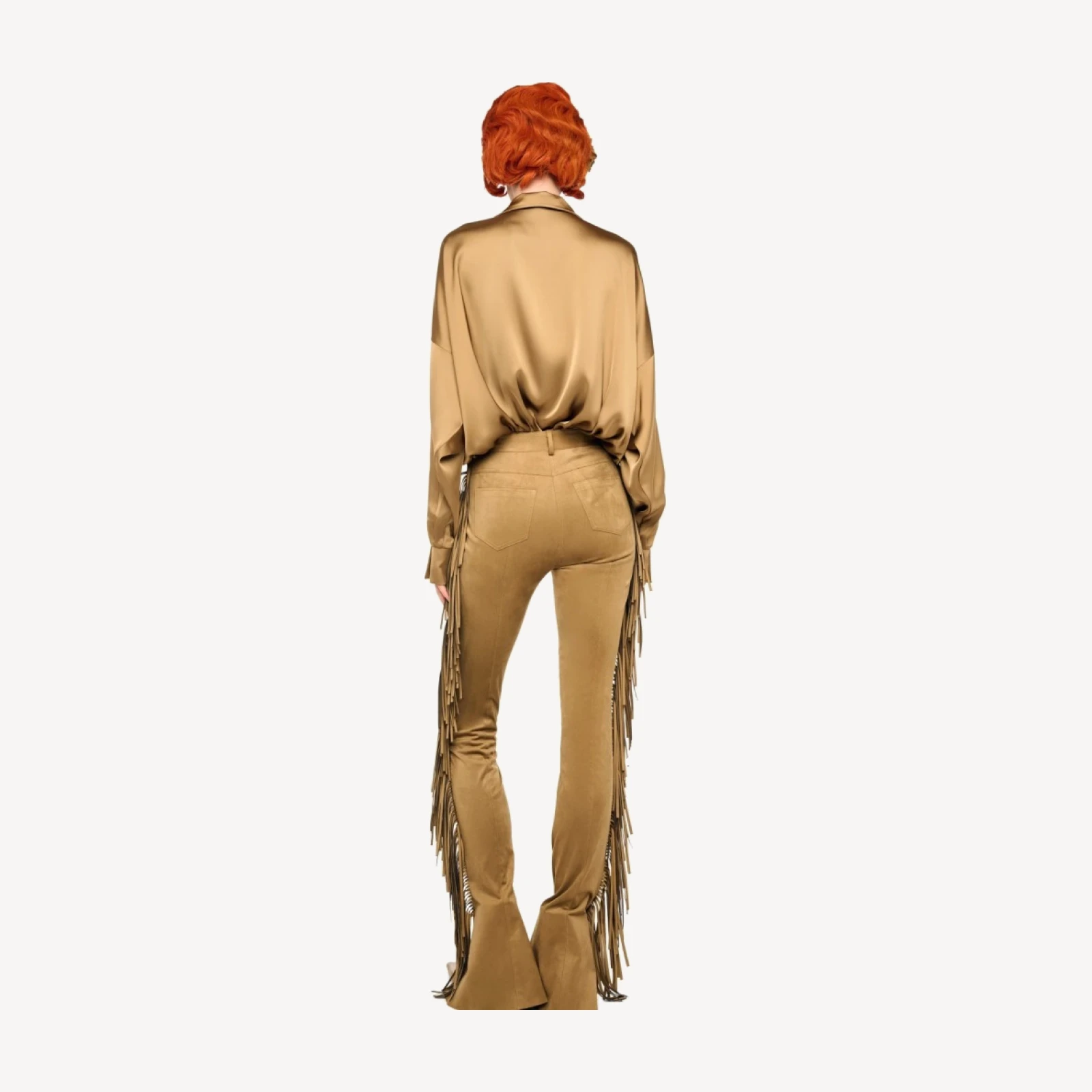 FRINGE SPAT JEANS