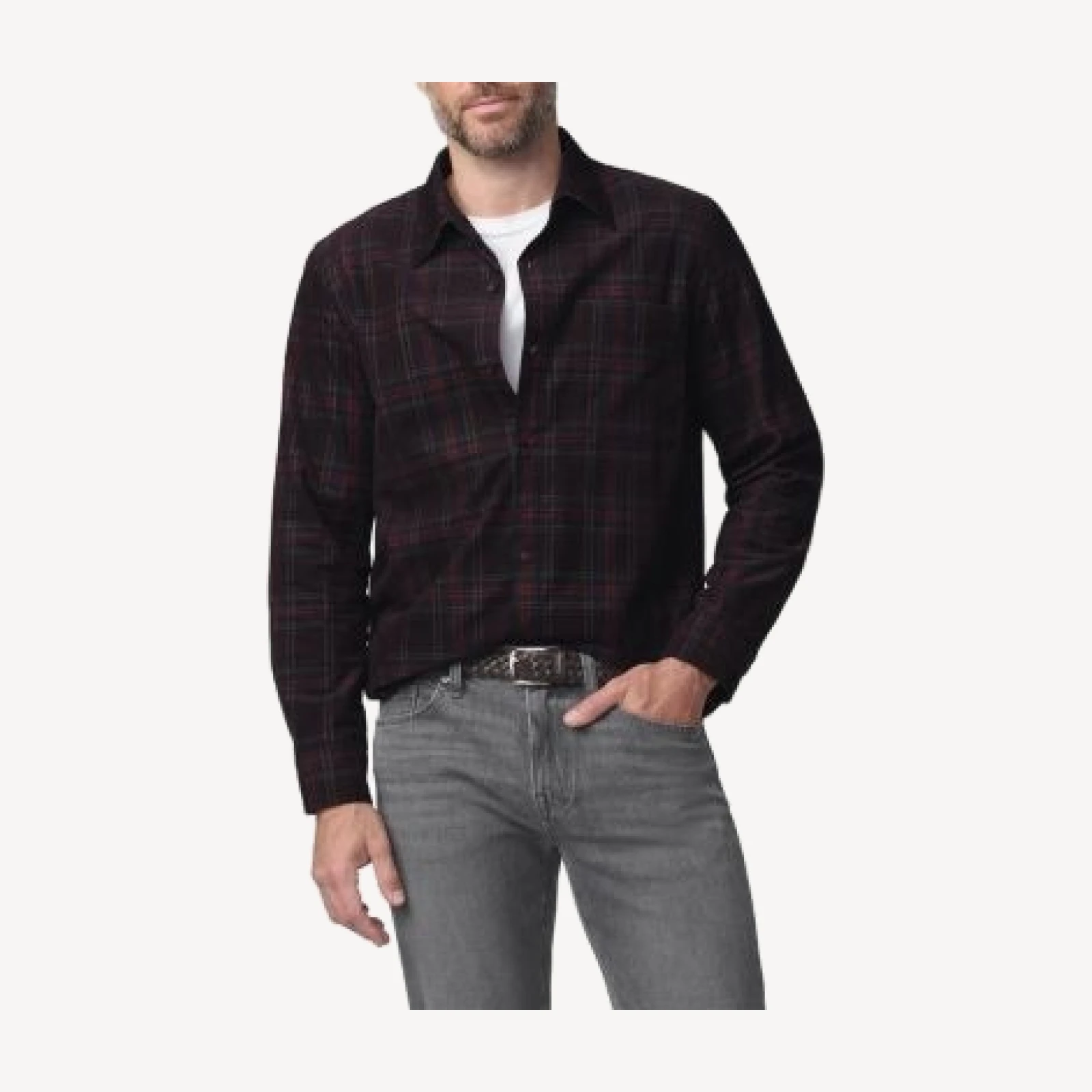Joe's Jeans Baby Corduroy Plaid Classic Fit Shirt