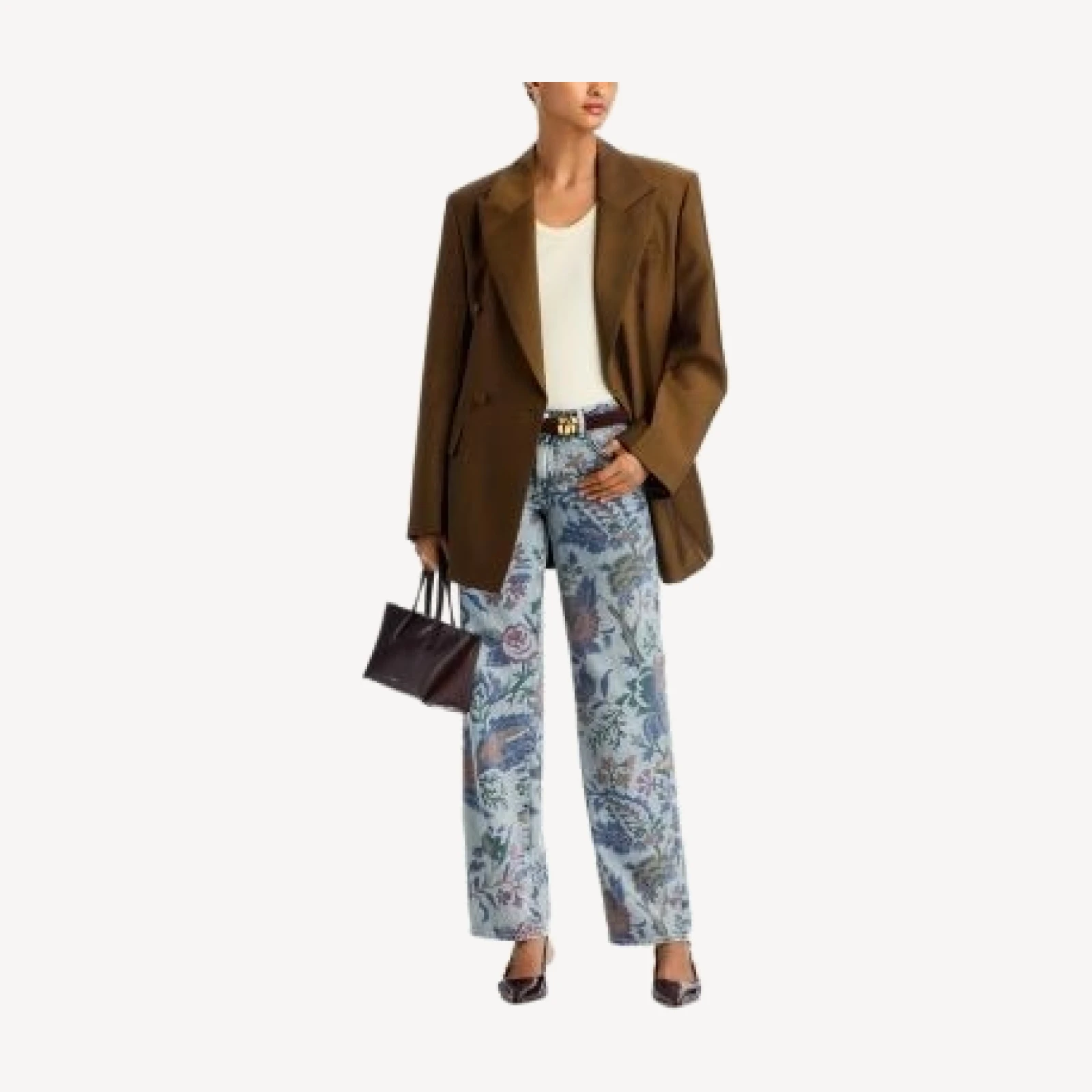 L'Agence Gianna Stovepipe Low Rise Straight Jeans in Monceau