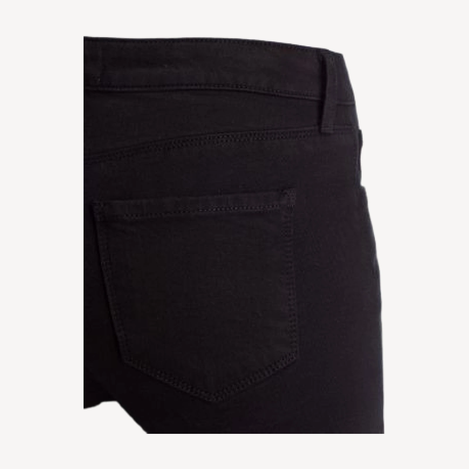 L'Agence Her Story Low Rise Martini Flare Jeans in Saturated Black