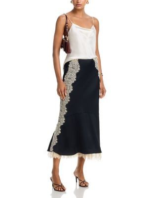 Cinq a Sept Esme Satin Liore Skirt