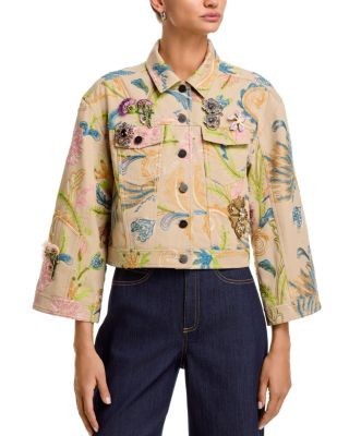 Cinq a Sept Addie Embellished Embroidered Jacket