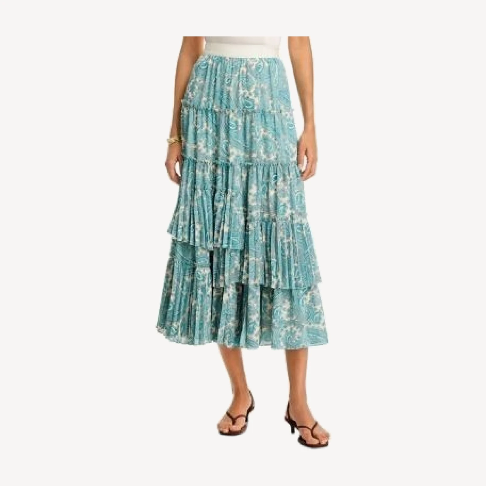 Cinq a Sept Hendrix Paisley Orianna Skirt