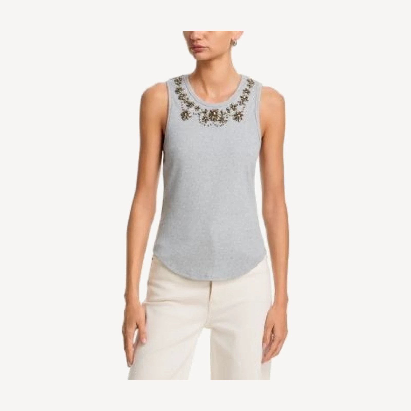 Cinq a Sept Crystal Lattice Lizzie Tank