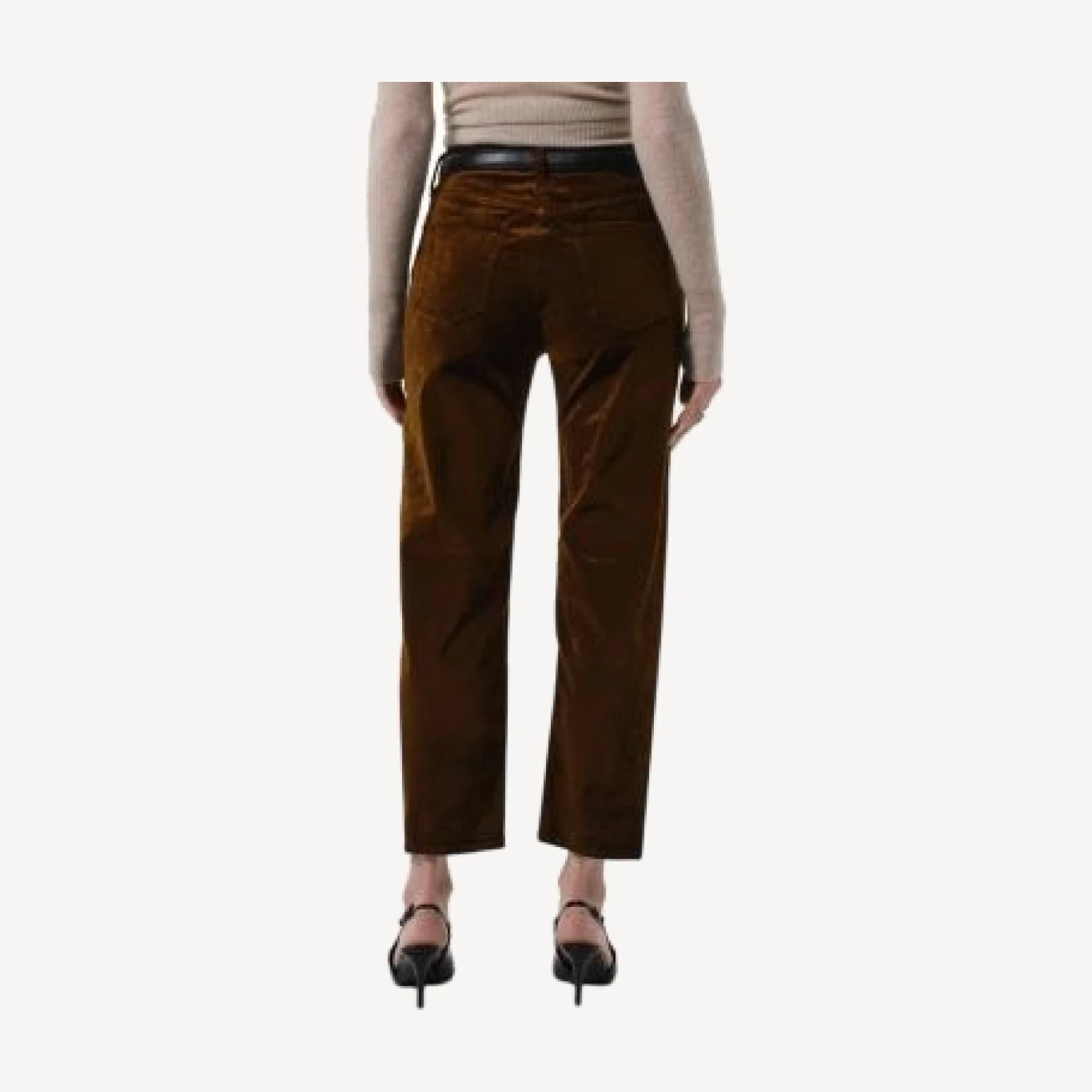Citizens of Humanity Delfina High Rise Straight Leg Jeans in Golden