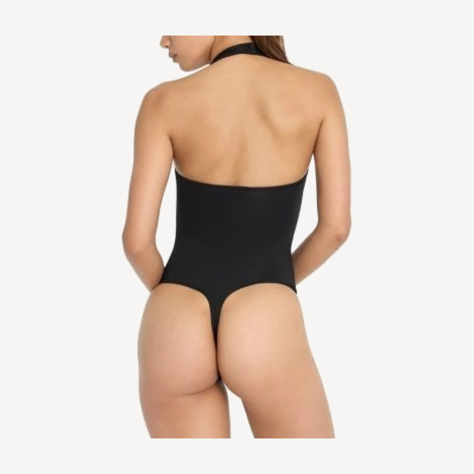 Good American Sculpting Halter Square Neck Bodysuit