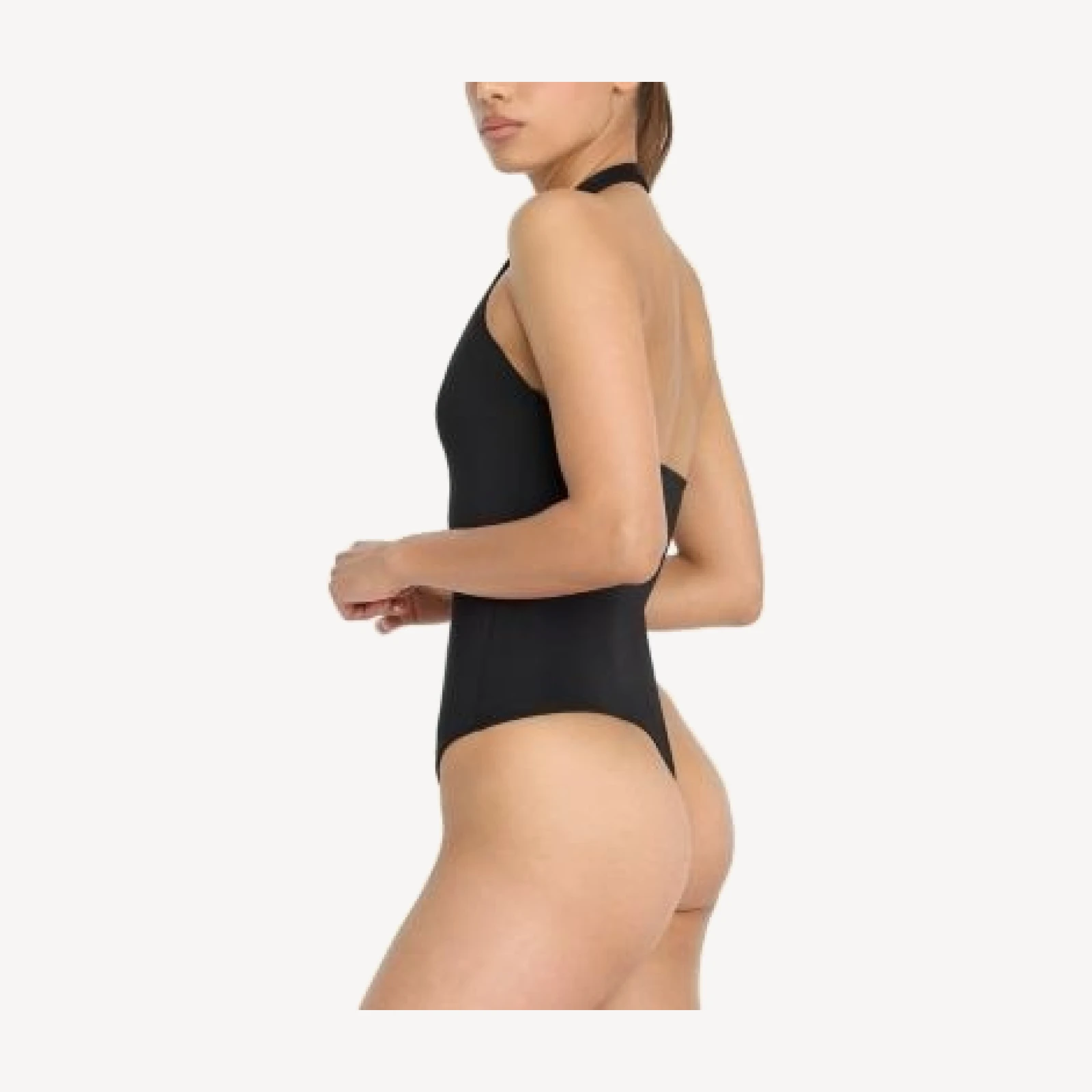 Good American Sculpting Halter Square Neck Bodysuit