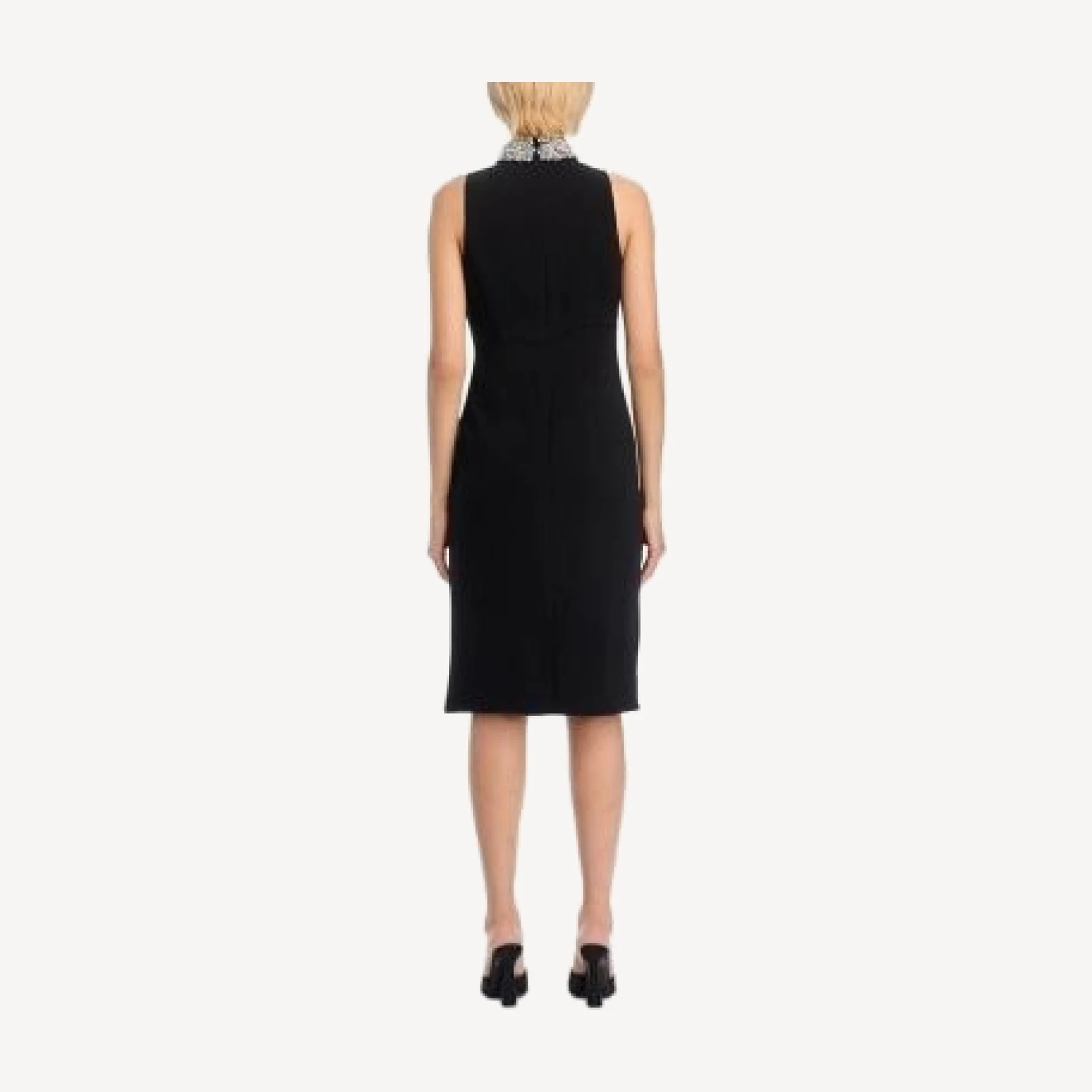 Teri Jon by Rickie Freeman Mock Neck Sarong Dress