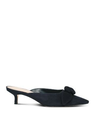 Cinq a Sept Women's Layla Suede Kitten Heel Pumps