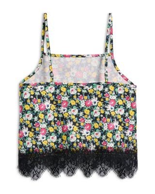 Aqua Girls' Floral Print Cami Top, Big Kid - Exclusive