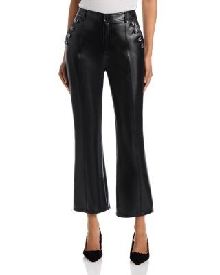 Cinq a Sept Suzette Cropped Faux Leather Pants