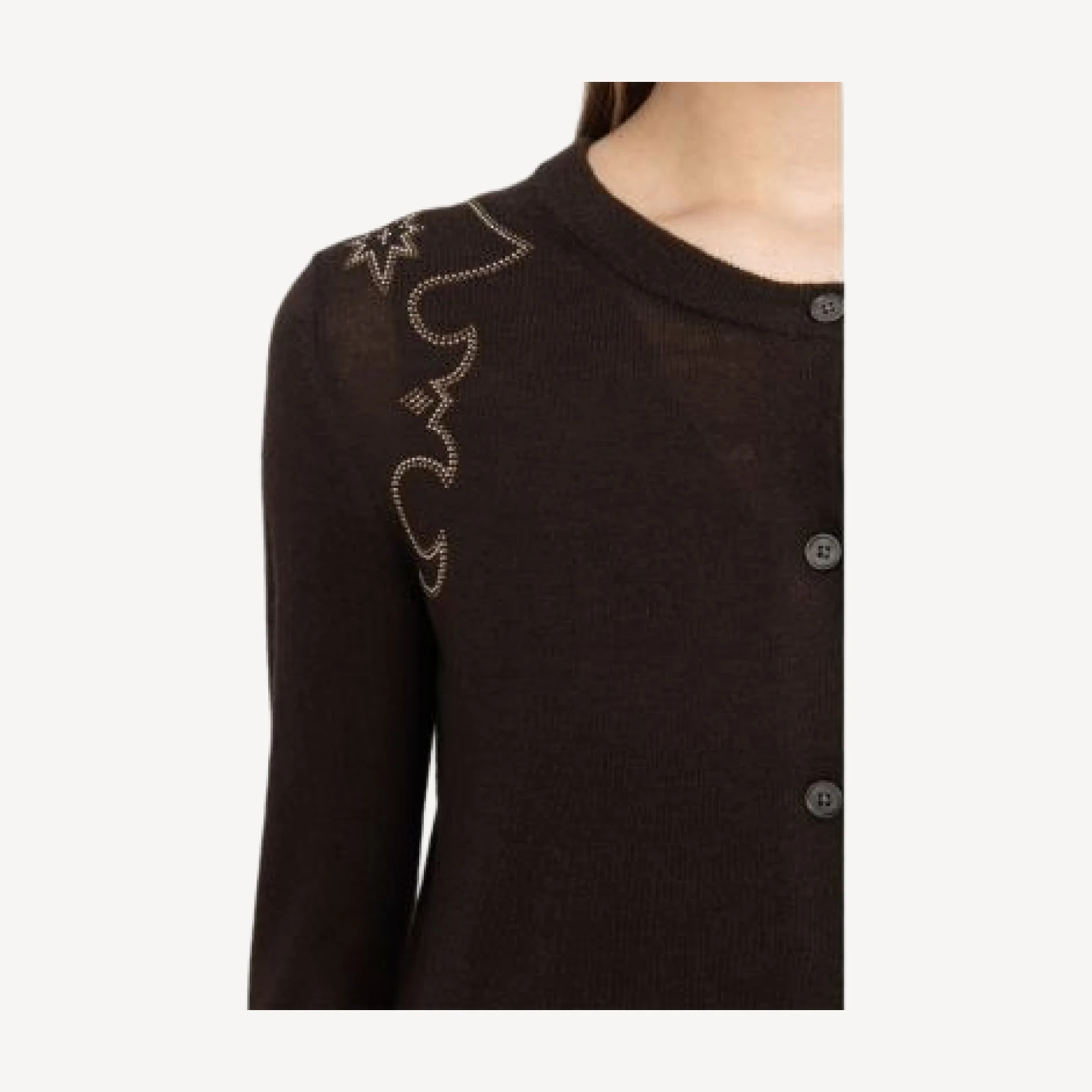 Zadig & Voltaire Missya Cp West Embellished Cashmere Cardigan