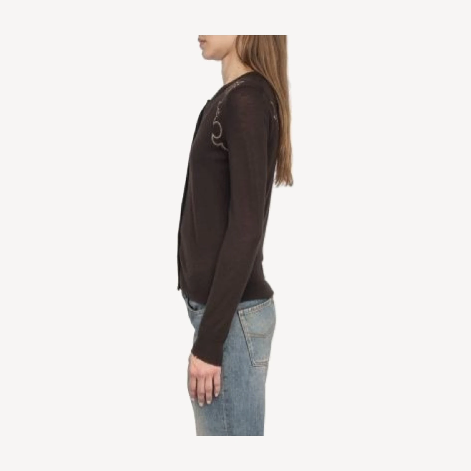 Zadig & Voltaire Missya Cp West Embellished Cashmere Cardigan