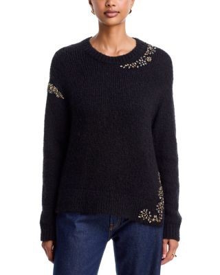 Cinq a Sept Crystal Lace Lilliana Sweater